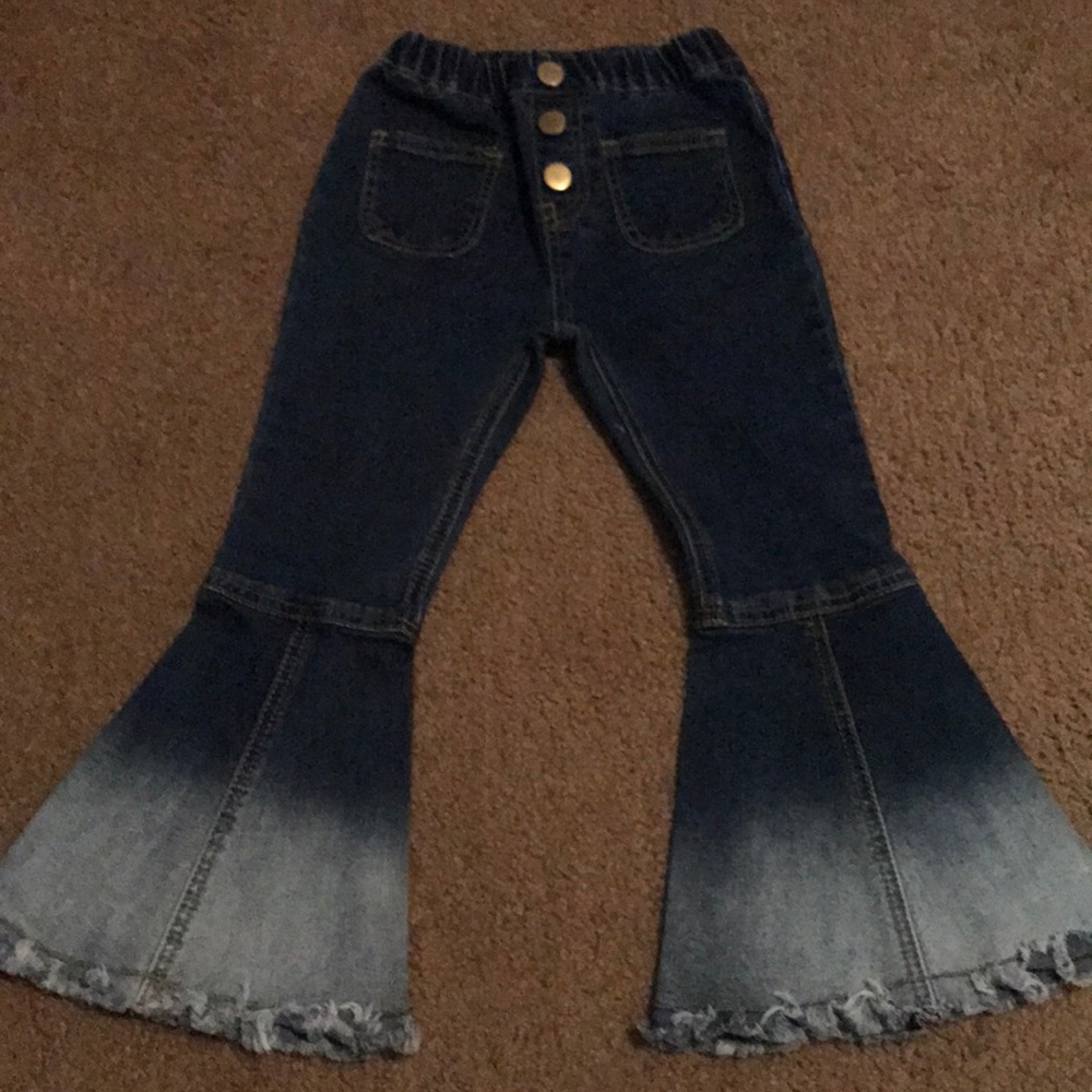 Girls Bell Bottom jeans size 5t